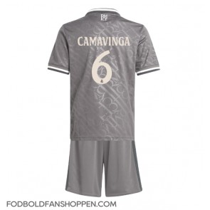 Real Madrid Eduardo Camavinga #6 Tredjetrøje Børn 2024-25 Kortærmet (+ Korte bukser)